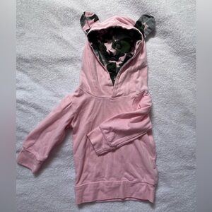 Pink camo hoodie